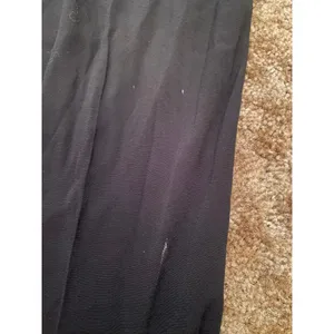 Veronica Beard Grigore Viscose Black Straight Leg Trouser Pant Minimalist Career thumbnail 3
