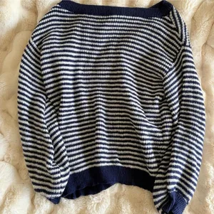 Women's Navy and Blue Jumper Size M thumbnail 1