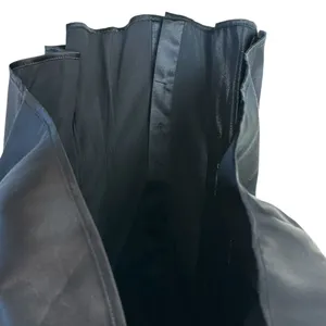 Y2K Black Silk Sleeveless Blouse Ruffle Trim Dark Romantic Whimsigoth Renfaire thumbnail 8