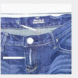 Rock‎ & Republic Womens Jeans Sz 30 Flare Wide Boot Cut Leg Low Rise Dark Wash thumbnail 5