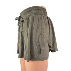 Joy Lab Women's Olive Green Drawstring Yoga Workout Athletic Running Shorts XS thumbnail 2