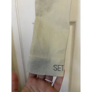 Set Active Scuptflex Cream Seamless Leggings Size Small High Rise Ribbed thumbnail 6