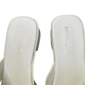 Jeffrey Campbell Shoes Womens Size‎ 10 White Block Heel Slide Sandals Mules thumbnail 3