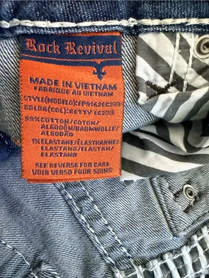 Rock Revival Betty cropped denim capri jeans size 32 thumbnail 10