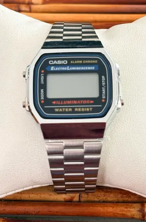 Casio Silver Digital Illuminator Watch Needs Battery thumbnail 1