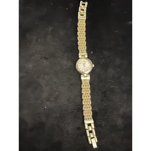 Gramercy Gold Link Bracelet Watch New Battery Japan Movt 90s thumbnail 5