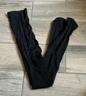 Women's Black Hosiery Tights thumbnail 1