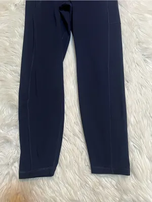 Gap Fit Women's Size Large Regular Maternity Leggings Compression Navy Uniform thumbnail 5