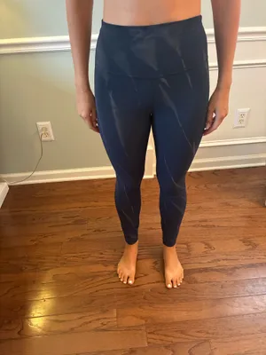 Lululemon leggings in navy tie dye thumbnail 4