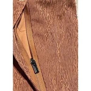 Athleta $78 Echo Textured Shorts Sz 16 rich terracotta orange rust thumbnail 5