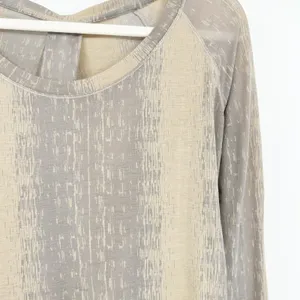 Lululemon Womens Salutation To Savasana Long Sleeve Lounge‎ Burnout Yoga Top thumbnail 4