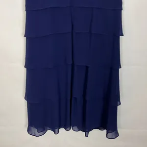 Alex Evenings Ruffed Midi Dress Womens 10 Party Cocktail Wedding Formal Glam thumbnail 9
