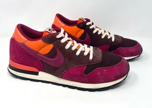 Nike Internationalist Retro Burgundy Pink Orange Suede Mesh Sneakers 11.5 thumbnail 1