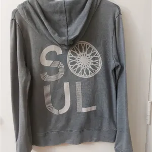 SoulCycle Spellout Gray/White Hoodie S Athleisure Sportswear Activewear Casual thumbnail 3