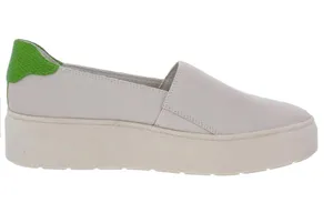Franco Sarto Lodi 2 Slip On Platform Sneakers Size 6.5 Off White Putty Leather thumbnail 3