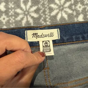 Madewell Kick Out Crop‎ Jeans Arlen Wash Size 32 Minimalist Casual Preppy thumbnail 6