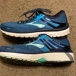 Brooks Adrenaline GTS 18 Blue Teal Mint Running Shoes‎ Womens Size 7 thumbnail 2