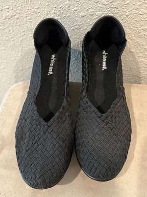 White Mountain Women's Black Woven Shoes‎ Size 10M thumbnail 1
