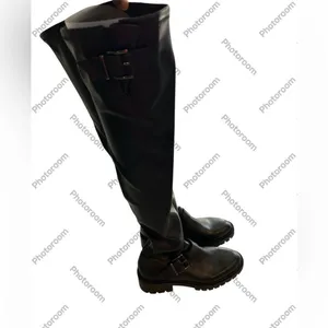VINCE Camuto Boots April’s Over-The-Knee Boot Lug Sole Stretch, 6.5, NWOT thumbnail 3