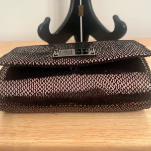 JPK Paris 75 Clutch Bag Brown Metallic Design Glamour Small thumbnail 3