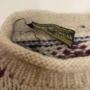 Vtg 100% Wool Rey Wear‎ Bulky Sweater Medium (L) thumbnail 6