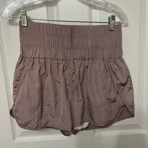 Free People Movement The‎ Way Home Shorts in Moonlight Mauve size medium thumbnail 3