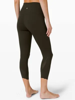 Lululemon Wunder Under High-Rise Crop 23" *Updated Scallop Full-On Luxtreme thumbnail 2