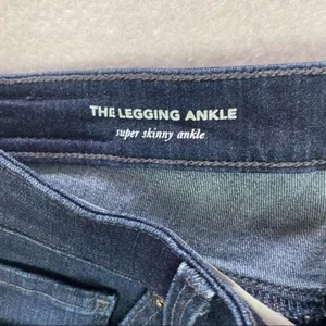 AG The Legging Ankle Stretch Dark‎ Wash Denim Super Skinny Jean thumbnail 6