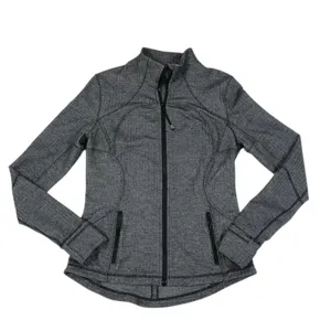 LULULEMON Forme Coco Pique Jacket Sz 8 Black Stretch Athletic Outdoor Yoga Gym thumbnail 5