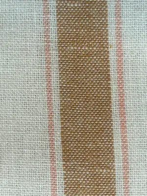 Universal Threads striped linen blend earth tones button down short sleeve top L thumbnail 4