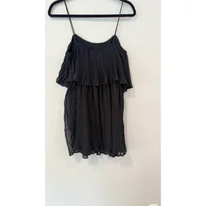 Zara Spaghetti Strap Pleated Mini Dress Size Small 3023 thumbnail 8