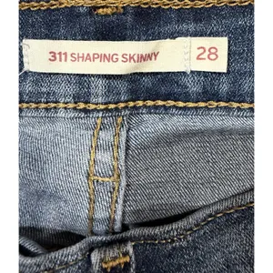 Levis Jeans Women's 311 Shaping Skinny Medium Wash Blue Denim Stretch Casual 28 thumbnail 6
