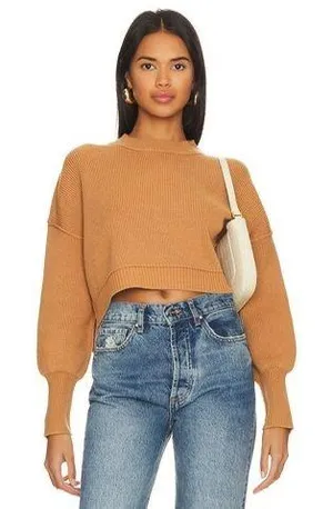 Free People Easy Street Crop Pullover thumbnail 1