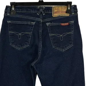 Paris Blues JRS SZ 9 Flare Jeans Mid-Rise Zip-Fly Rear Pockets Medium Wash Blue thumbnail 4