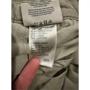 Adriano Goldschmied Green‎ The Evan Relaxed Pleated Trouser Pants Sz 25R NEW thumbnail 7
