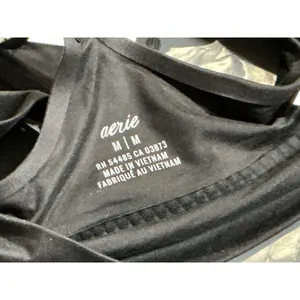 Aerie Ribbed Lace Trim Bralette Women's XL Gray Wireless Adjustable Straps NWT thumbnail 9
