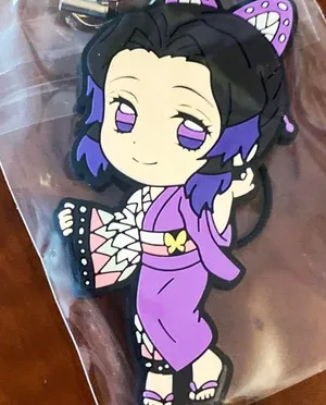 Demon Slayer Anime Shinobu Phone Charm/tech Accessory/keychain thumbnail 1