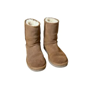 KOOLABURRA BY UGG Tan Leather Short Faux Fur Lined‎ Boots Size 6 Casual Neutral thumbnail 3