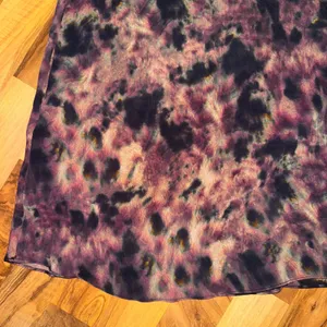 Amanda Uprichard Purple Tie Dye Sleeveless Mock Neck Mini Dress wedding‎ holiday thumbnail 2