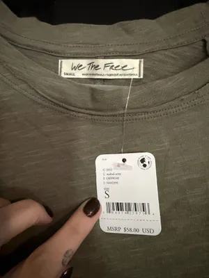 NWT We the free long sleeve thumbnail 2