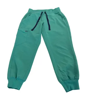 FIGS Zamora Jogger Scrub Pants in Surgical Green Size XS‎ Petite thumbnail 1