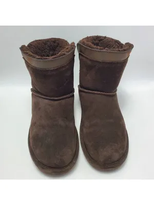 Bearpaw Shantelle Women's Winter Boots Brown Suede Wool Lined Bootie Size 9 M thumbnail 6