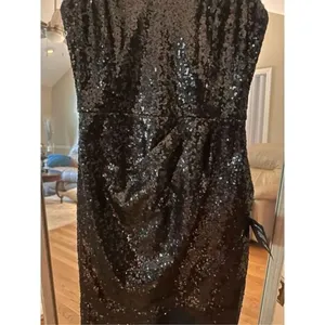 Lulus Black Sequin Mini Dress Small thumbnail 4