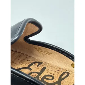 Sam Edelman Kerry Womens Mules Black Leather Espadrille Comfort Sandals US 9 M thumbnail 5