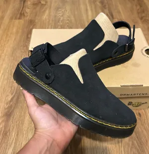 DR MARTENS Carlson black suede slingback mules clogs slip on shoes women’s 7 new thumbnail 1