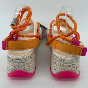 Crocs Hiker Xscape Festival Sandals Chalk White Women 8/Men 6 Colorful Platform thumbnail 5