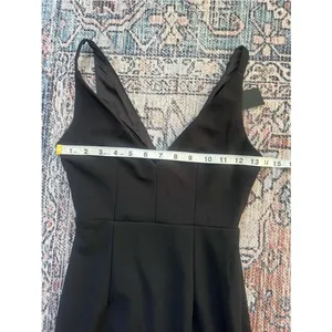 Lulu’s Melora Black Sleeveless Maxi Dress Elegant Black V-Neck Evening Dress NWT thumbnail 11