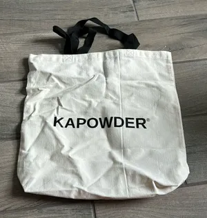 Kapowder canvas tote bag Black thumbnail 1