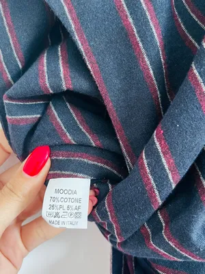 Moodia Italy Pinstripe Wide Leg Jumpsuit • 90s Minimalist thumbnail 4