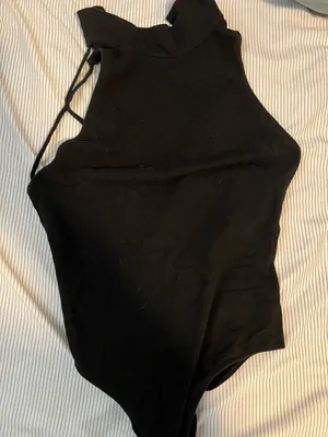 Lulus Black Open Back Bodysuit thumbnail 1